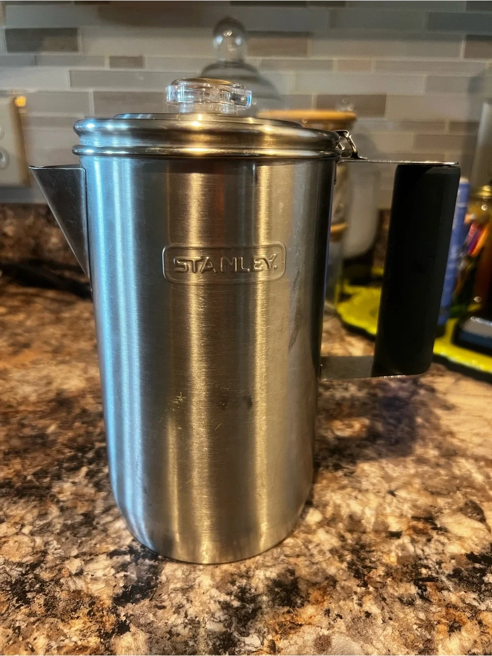 Stanley Stainless Steel Percolator Pot 
 with Black Cool Grip Handle - Picture 5 of 6